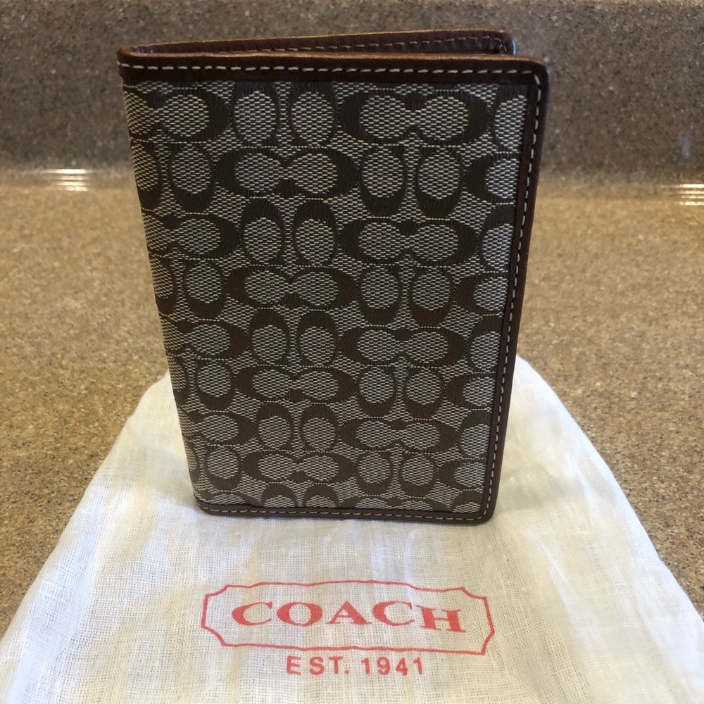 Coach passport wallet
